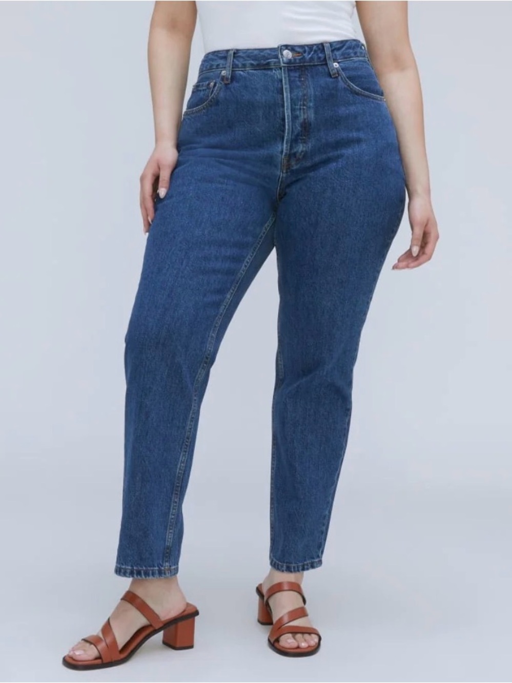 Everlane Curvy 90’s Cheeky Straight Crop Jeans